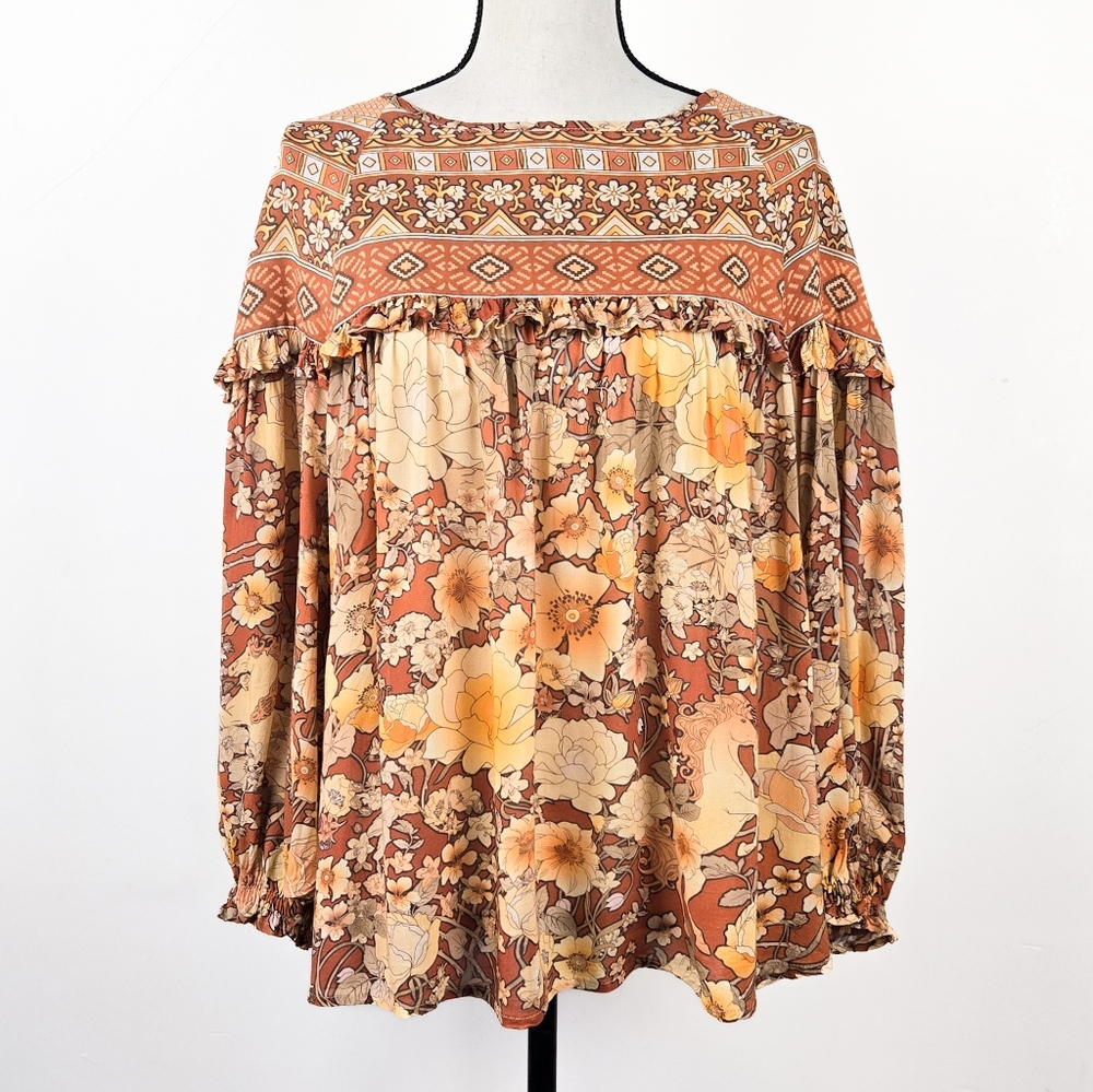 EUC Spell Amethyst Blouse, Amber